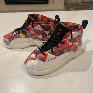 Nike Air Jordan 12 Retro Chinese New Year Sneakers Toddler Size 10C